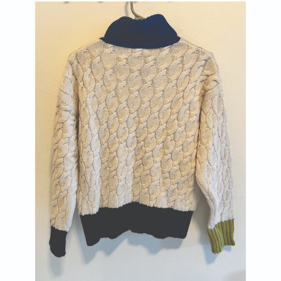 Dr Bloom Multi Color Wool Alpaca Sweater - Picture 2 of 4